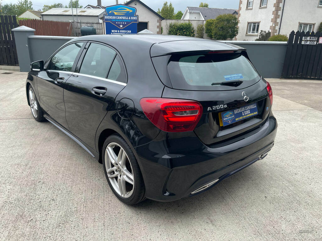 Mercedes-Benz A Class A200d Amg Line CE17XYV Black #3