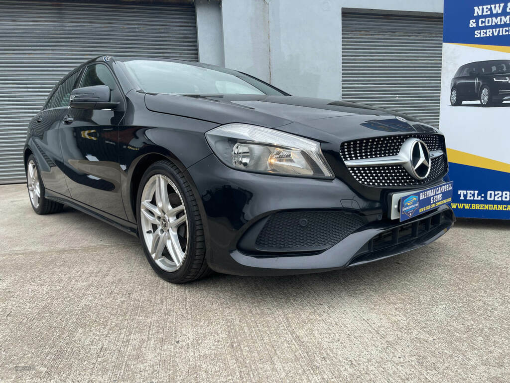 Mercedes-Benz A Class A200d Amg Line CE17XYV Black #2