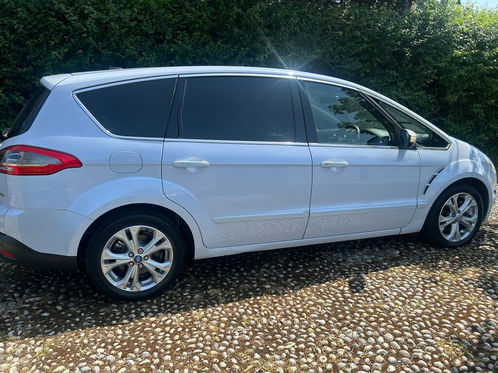 Ford S-Max 2.0 Ecoboost Titanium Powershift White #4