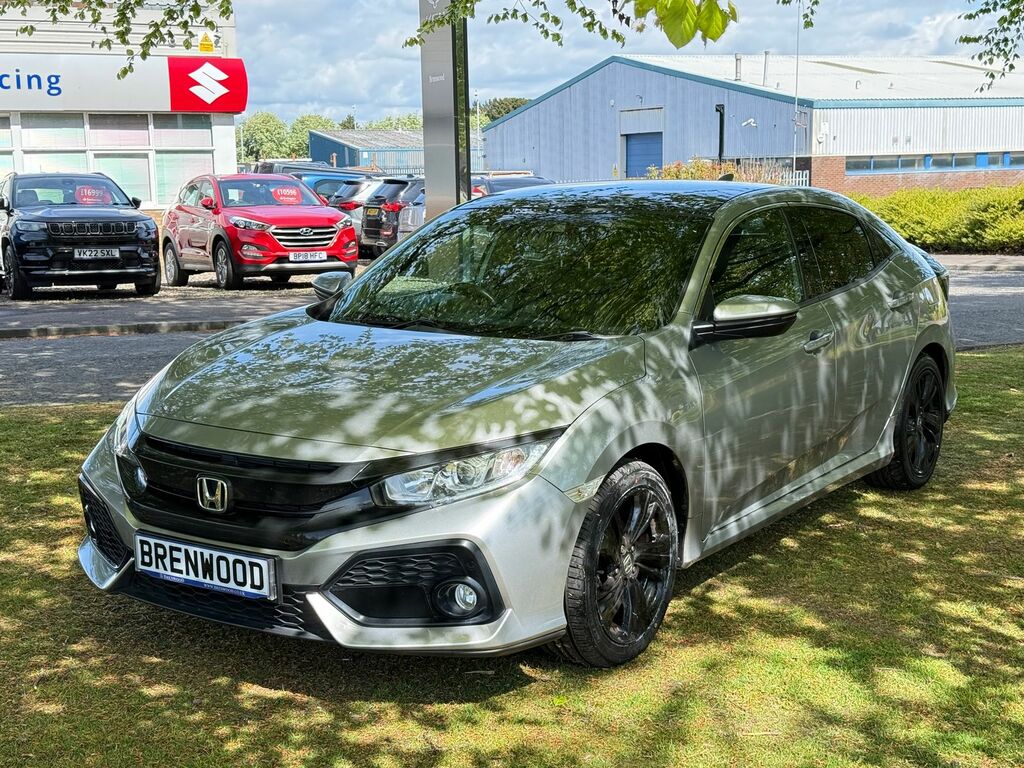 Honda Civic 1.0 Vtec Turbo Ex Hatchback Cvt Euro 6 BN68OEV Silver #2