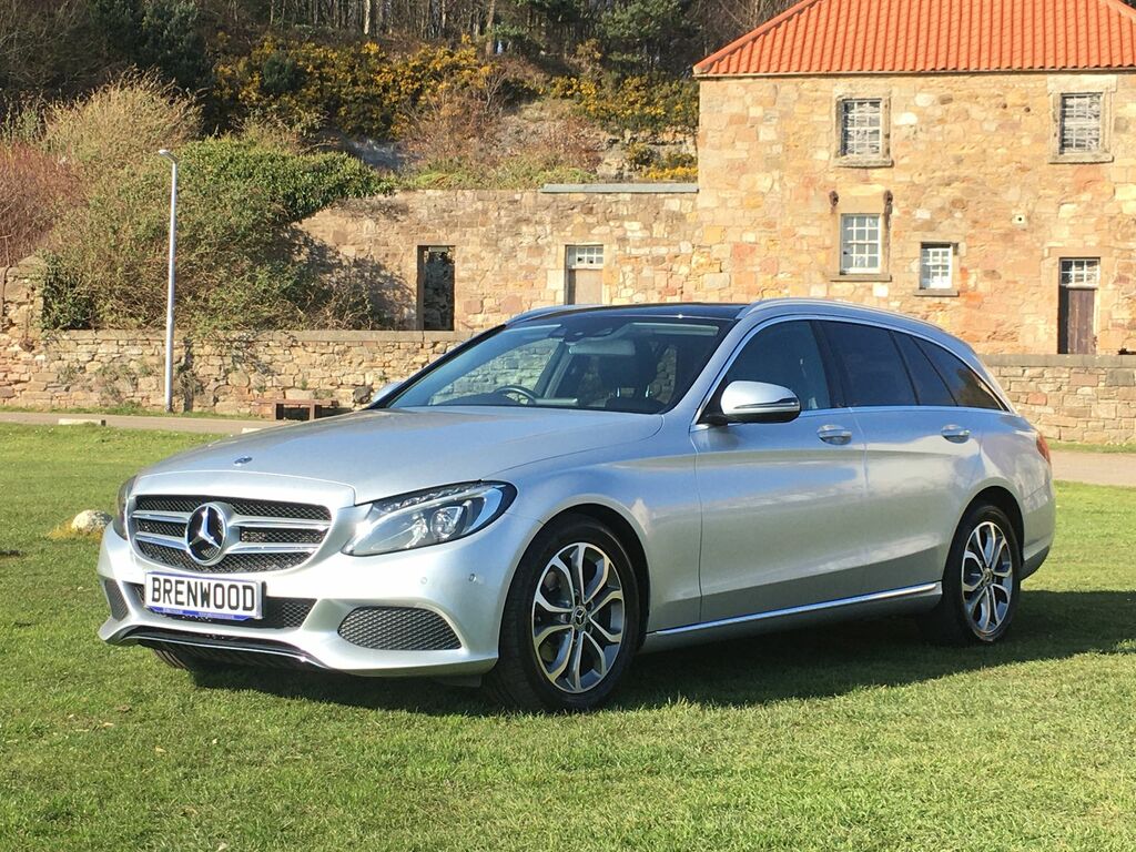 Mercedes-Benz C Class 1.6 C200d Sport Premium Estate G-tron Silver #3