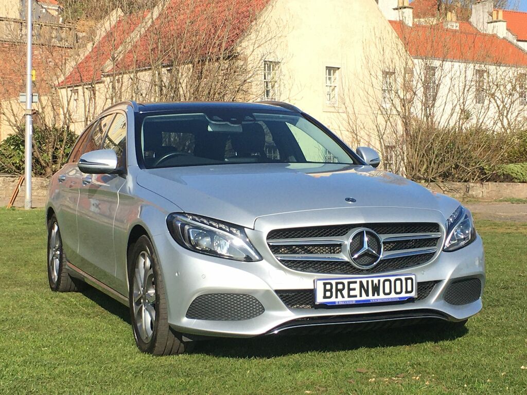 Mercedes-Benz C Class 1.6 C200d Sport Premium Estate G-tron Silver #2