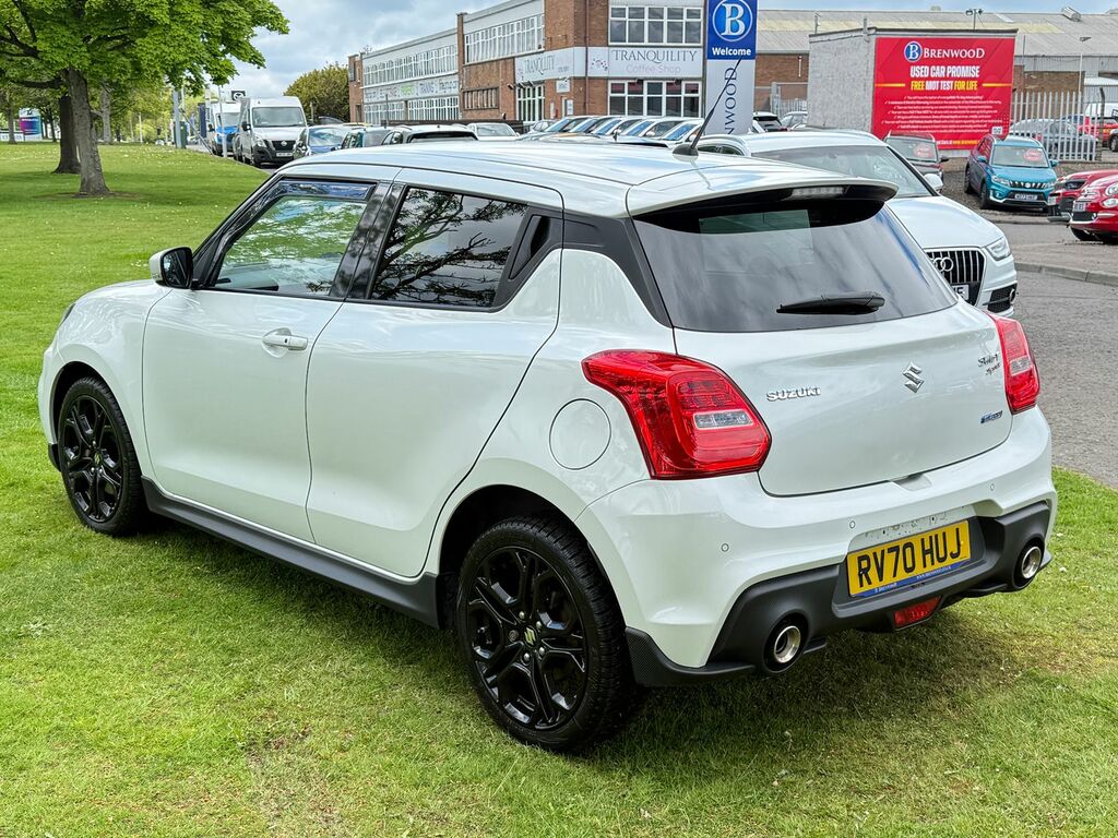 Suzuki Swift 1.4 Boosterjet Mhev Sport Hatchback Hyb White #4