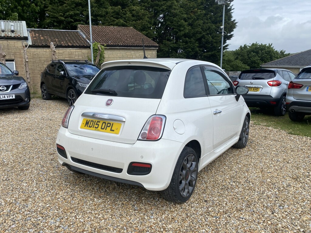 Fiat 500 Hatchback 1.2 500 1.2 69Hp S 201515 MD15OPL White #4