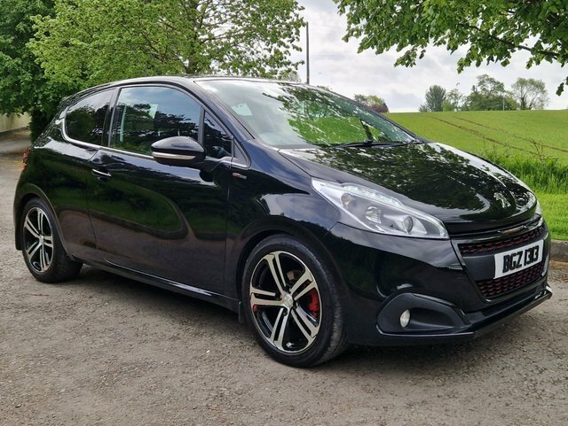 Peugeot 208 1.2 Puretech Gt Line Hatchback E BGZ1313 Black #3