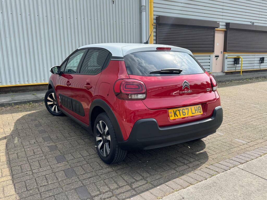 Citroen C3 1.2 Puretech Flair Euro 6 KT67LHO Red #6