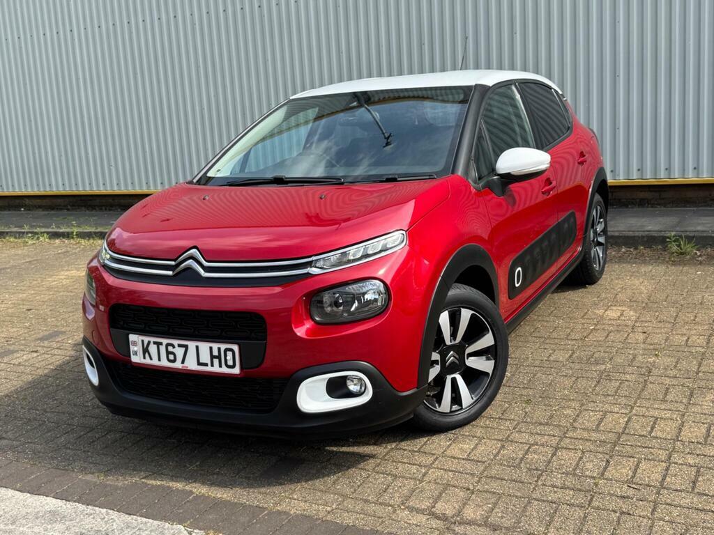 Citroen C3 1.2 Puretech Flair Euro 6 KT67LHO Red #4