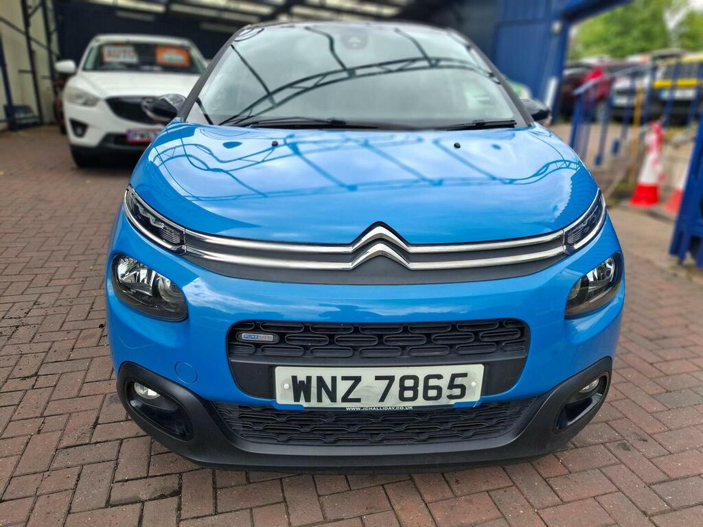 Citroen C3 Hatchback 1.2 Puretech Flair Euro 6 201717 WNZ7865 Blue #3