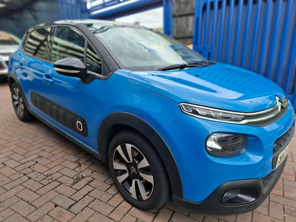 Citroen C3 Hatchback 1.2 Puretech Flair Euro 6 201717 WNZ7865 Blue #2