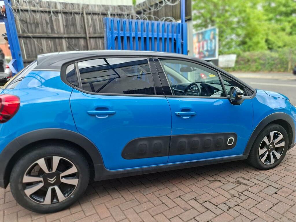 Citroen C3 Hatchback 1.2 Puretech Flair Euro 6 201717 WNZ7865 Blue #4