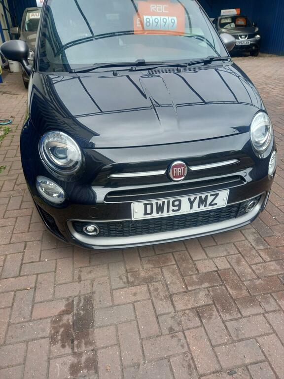 Fiat 500 Hatchback 0.9 Twinair S Euro 6 Ss 201919 Black #2