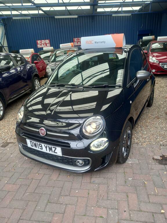 Fiat 500 Hatchback 0.9 Twinair S Euro 6 Ss 201919 Black #3