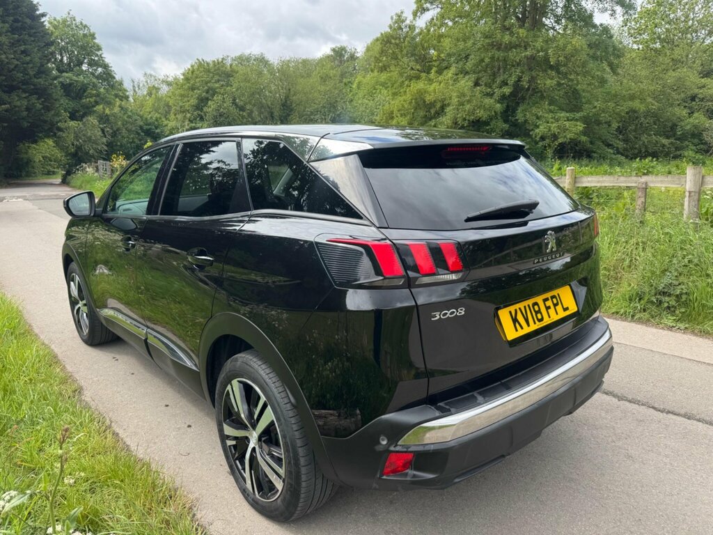 Peugeot 3008 1.2 Puretech Allure Euro 6 Ss KV18FPL Black #5