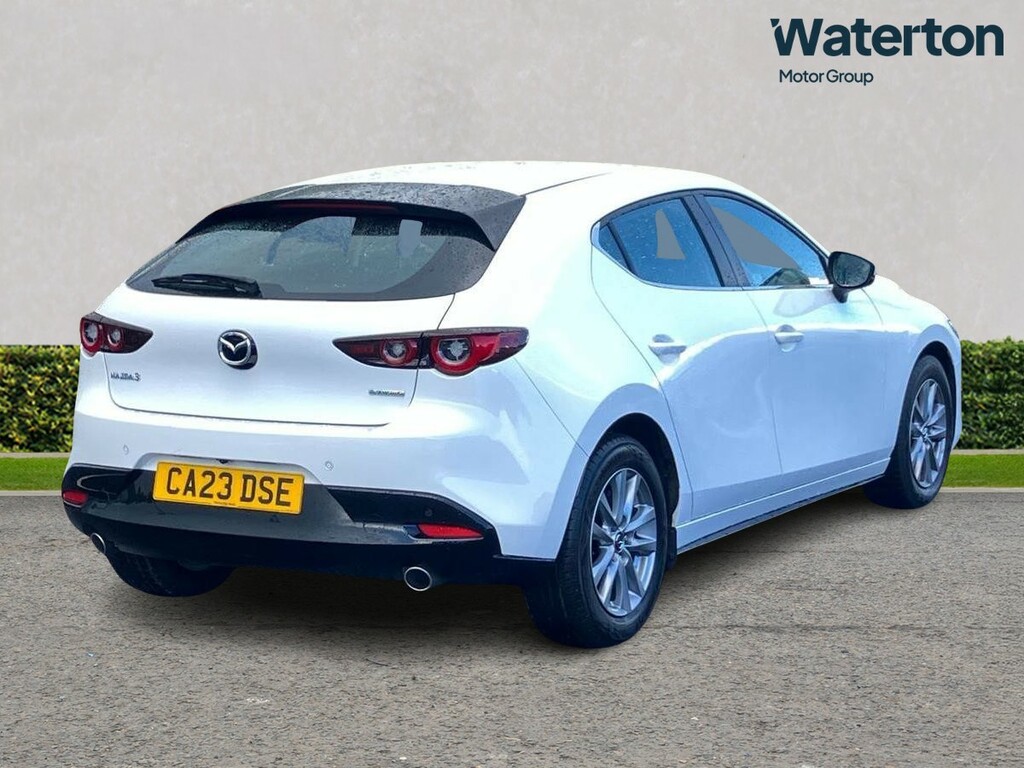 Mazda 3 2.0 E-skyactiv G Mhev Se-l Lux CA23DSE White #3