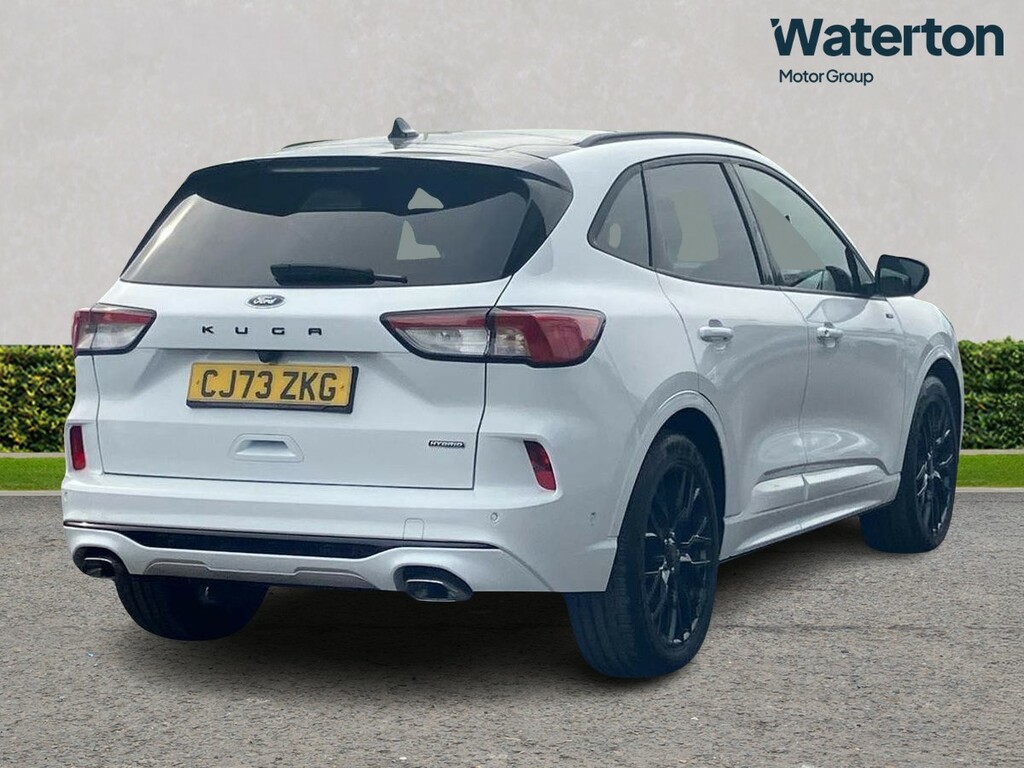 Ford Kuga 2.5 Fhev Black Package Edition Cvt CJ73ZKG White #3
