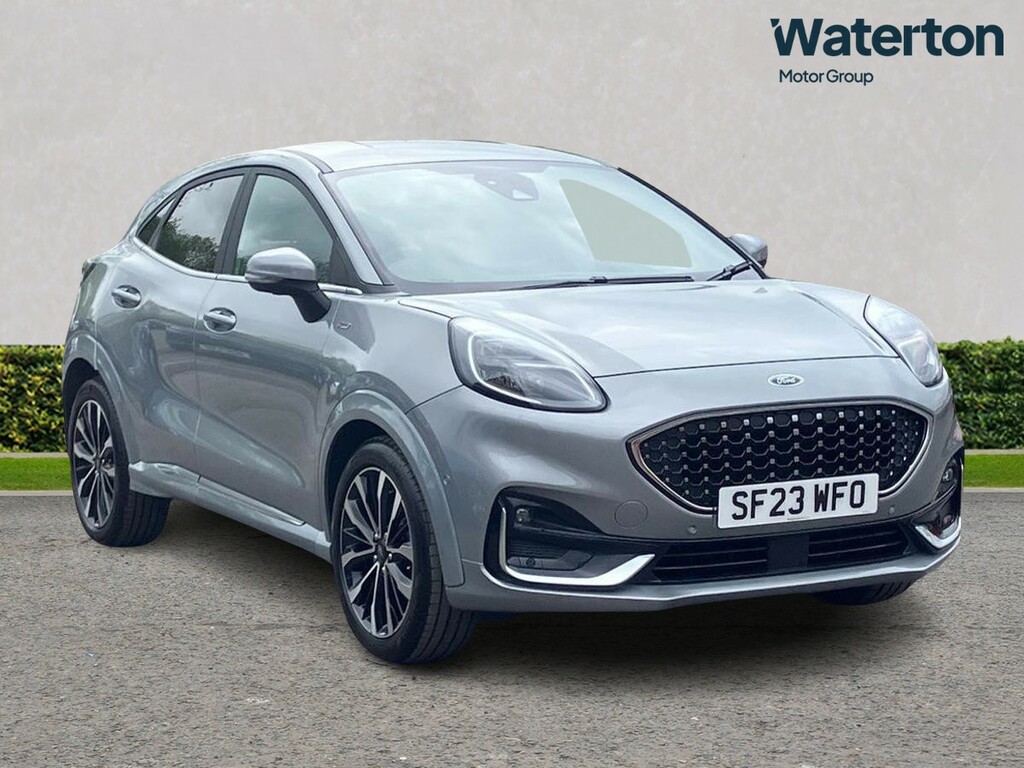 Ford Puma 1.0 Ecoboost Hybr Mhev 155 St-line Vignale Dct SF23WFO Silver