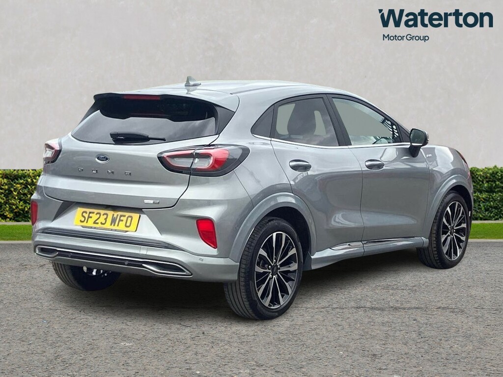 Ford Puma 1.0 Ecoboost Hybr Mhev 155 St-line Vignale Dct SF23WFO Silver #3