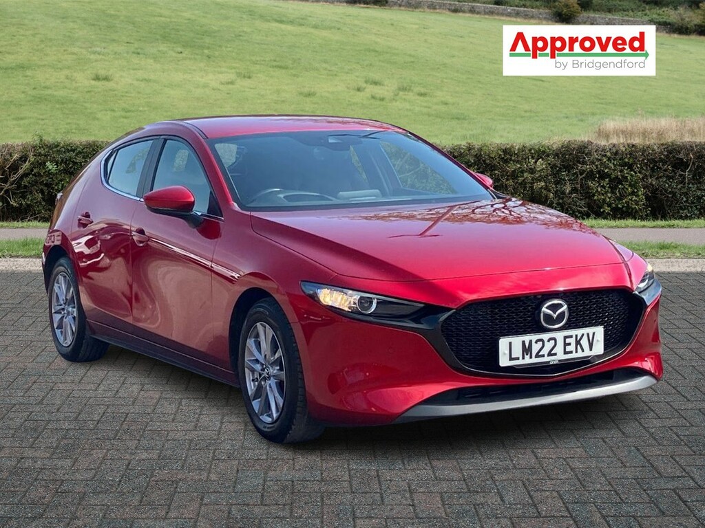 Mazda 3 2.0 E-skyactiv G Mhev Se-l Lux Red