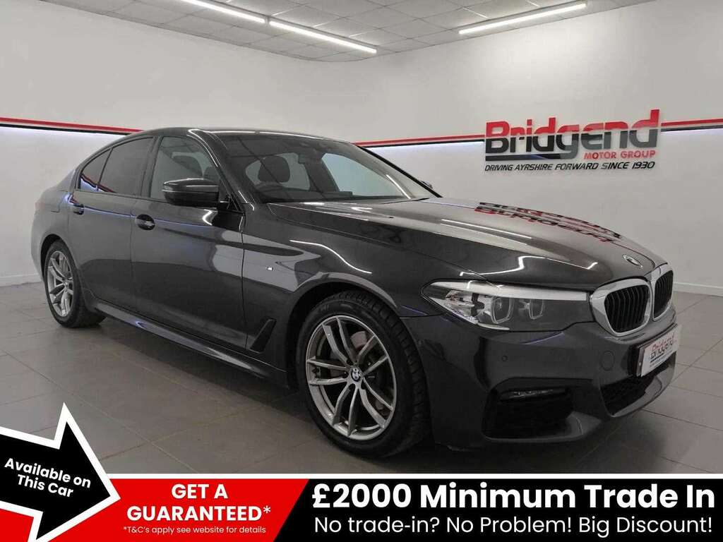 BMW 5 Series 2.0 520D M Sport Saloon YH69PXU Grey #2