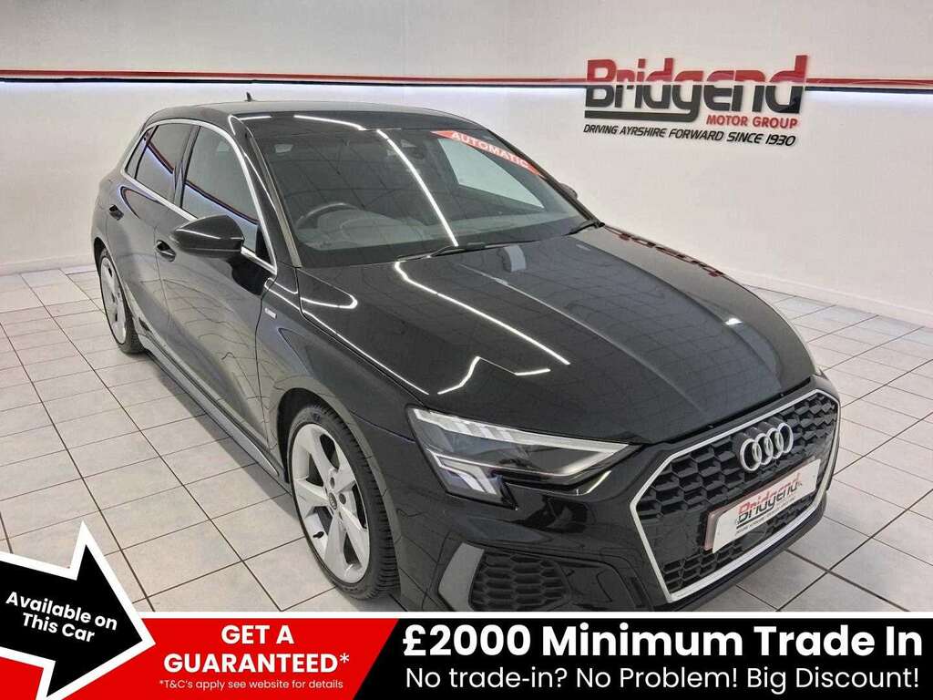 Audi A3 1.5 Tfsi 35 S Line Sportback LR21YRD Black #2