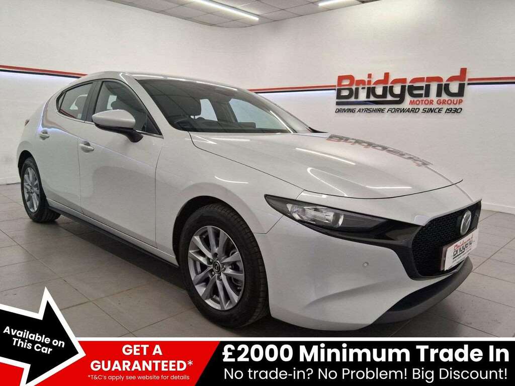 Mazda 3 2.5 E-skyactiv-g Mhev Centre-line Hatchback LP74SSX White #2