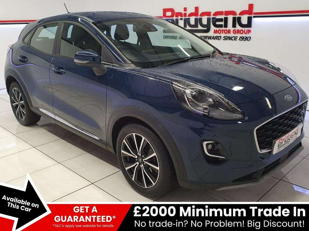 Ford Puma 1.0T Ecoboost Mhev Titanium Suv YR72PTO Blue #2