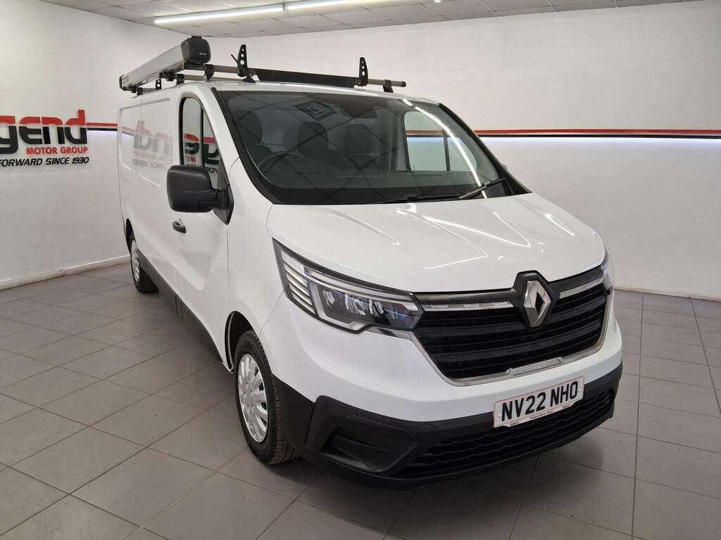 Renault Trafic 2.0 Dci Blue Ll30 Business Panel Van Ma NV22NHO White #2