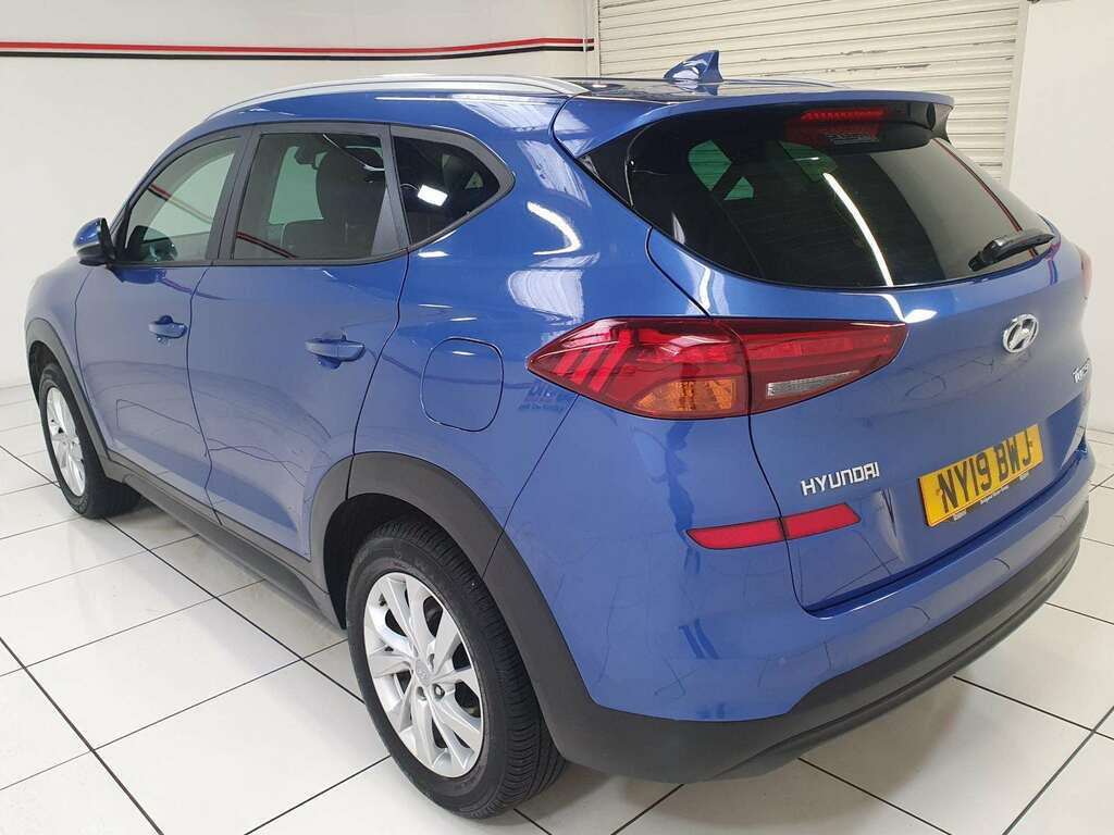Hyundai Tucson 1.6 Gdi Se Nav Suv NY19BWJ Blue #4