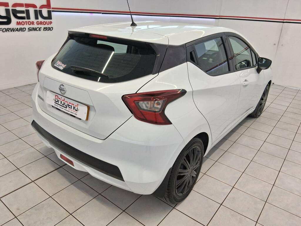 Nissan Micra 1.0 Ig-t Acenta Hatchback HJ21XTT White #6