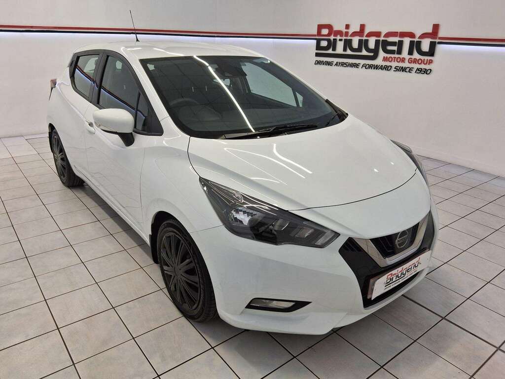 Nissan Micra 1.0 Ig-t Acenta Hatchback HJ21XTT White #2