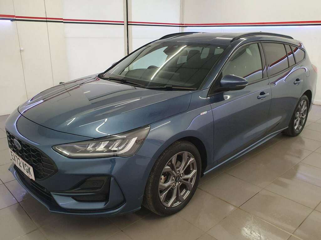 Ford Focus 1.0T Ecoboost Mhev St-line Edition Estate EA72VGK Blue #3