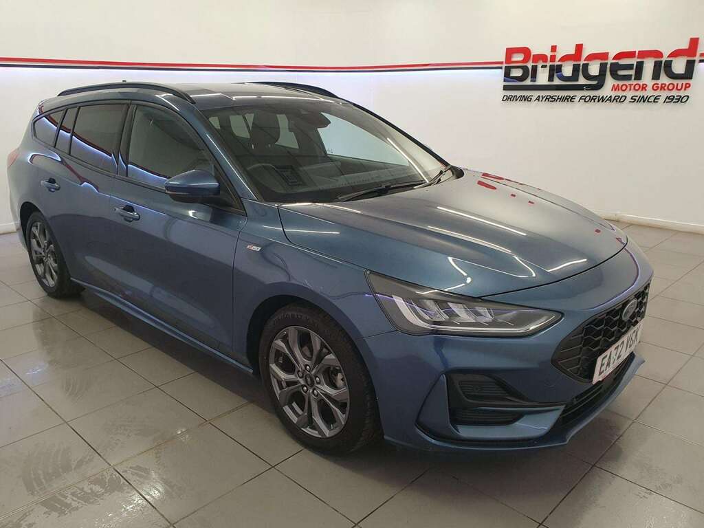 Ford Focus 1.0T Ecoboost Mhev St-line Edition Estate EA72VGK Blue #2