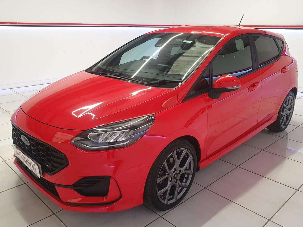 Ford Fiesta 1.0T Ecoboost St-line Hatchback NA23TGX Red #3