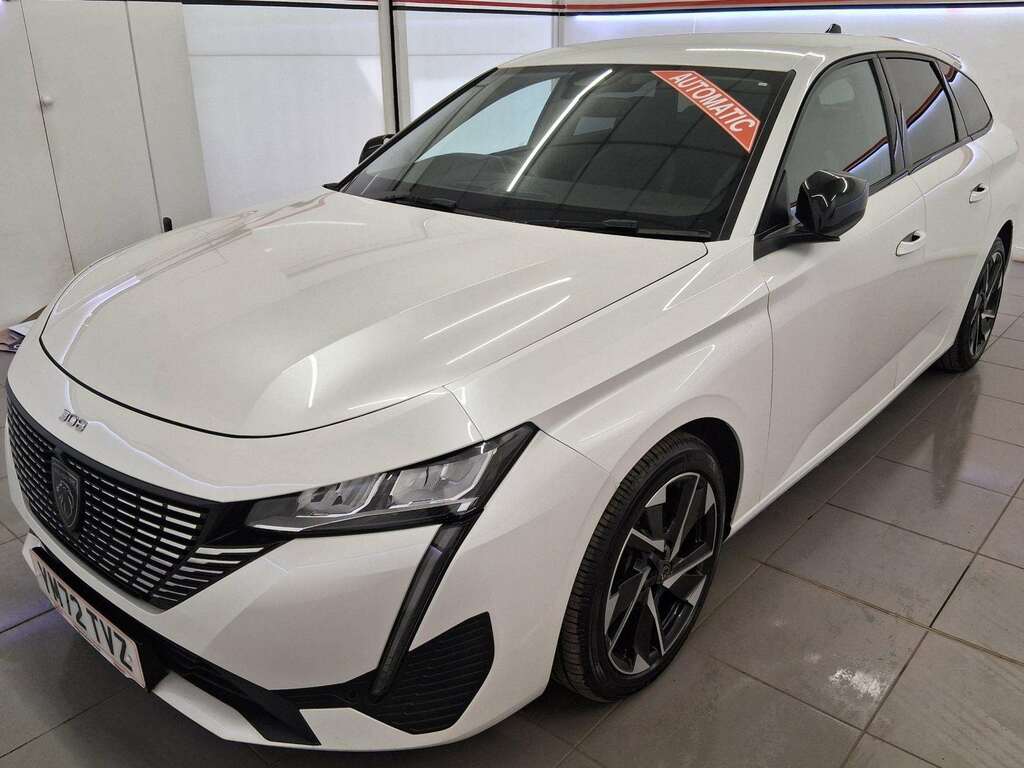 Peugeot 308 SW 1.2 Puretech Allure Premium Estate YM72TVZ White #3