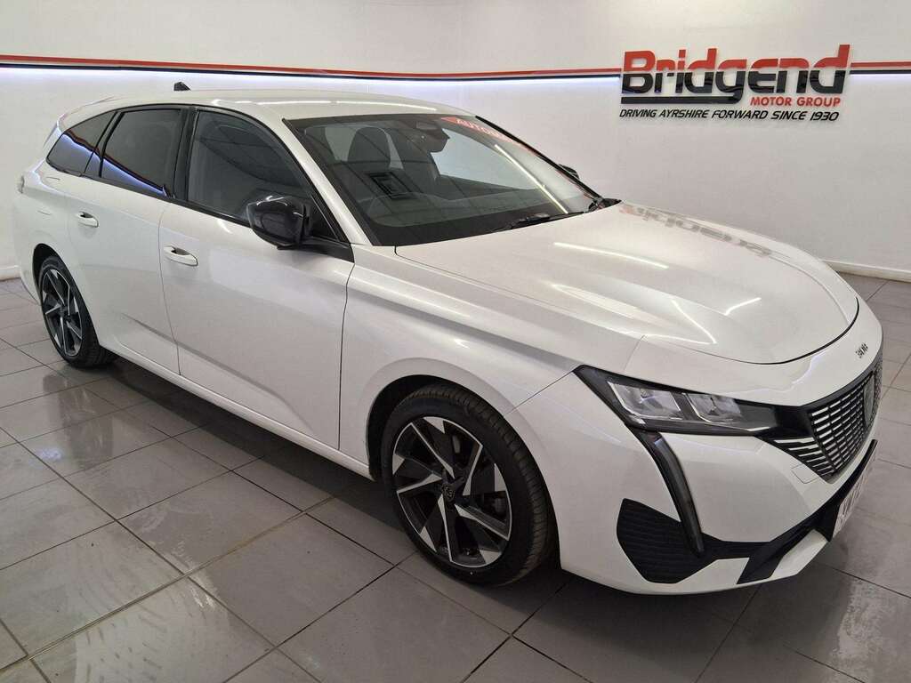 Peugeot 308 SW 1.2 Puretech Allure Premium Estate YM72TVZ White #2