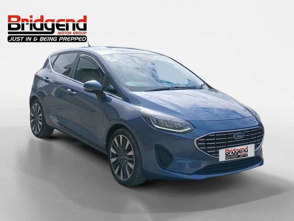 Ford Fiesta 1.0T Ecoboost Mhev Titanium X Hatchback YC72XWG Blue #2