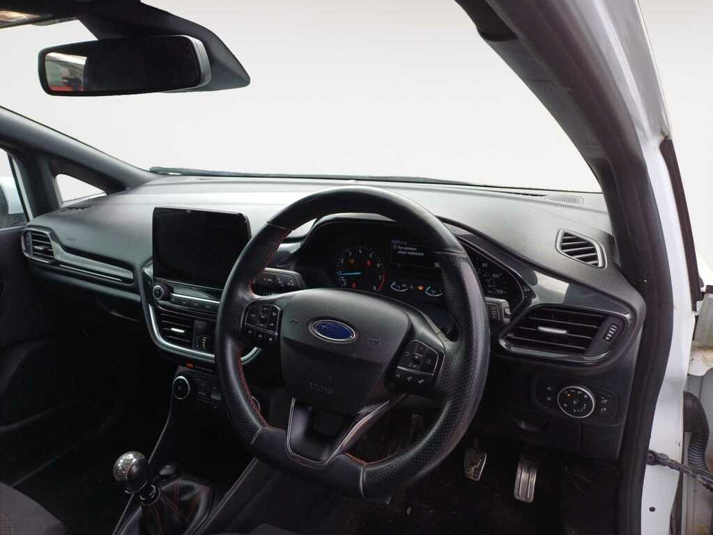 Ford Fiesta 1.0T Ecoboost Mhev St-line Edition Hatchback YM70MJU White #5