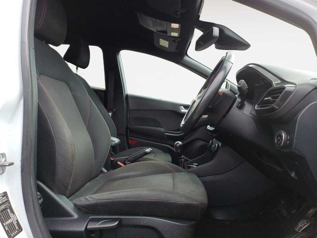 Ford Fiesta 1.0T Ecoboost Mhev St-line Edition Hatchback YM70MJU White #4
