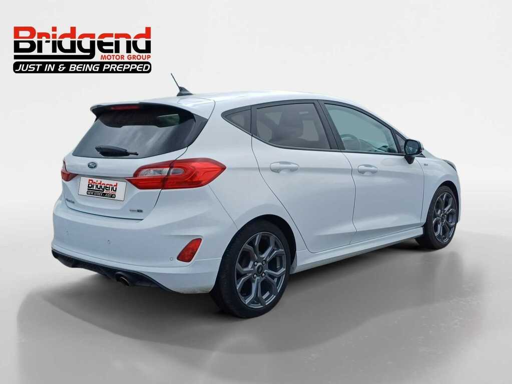 Ford Fiesta 1.0T Ecoboost Mhev St-line Edition Hatchback YM70MJU White #3