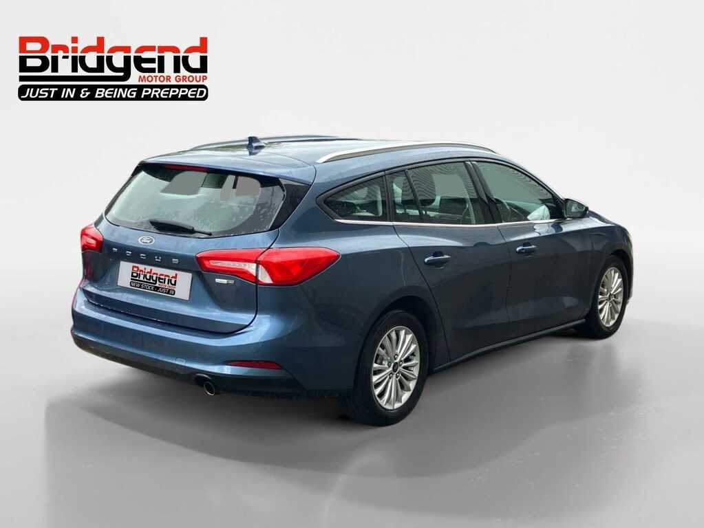 Ford Focus 1.0T Ecoboost Mhev Titanium Edition Estate YY70LHP Blue #3