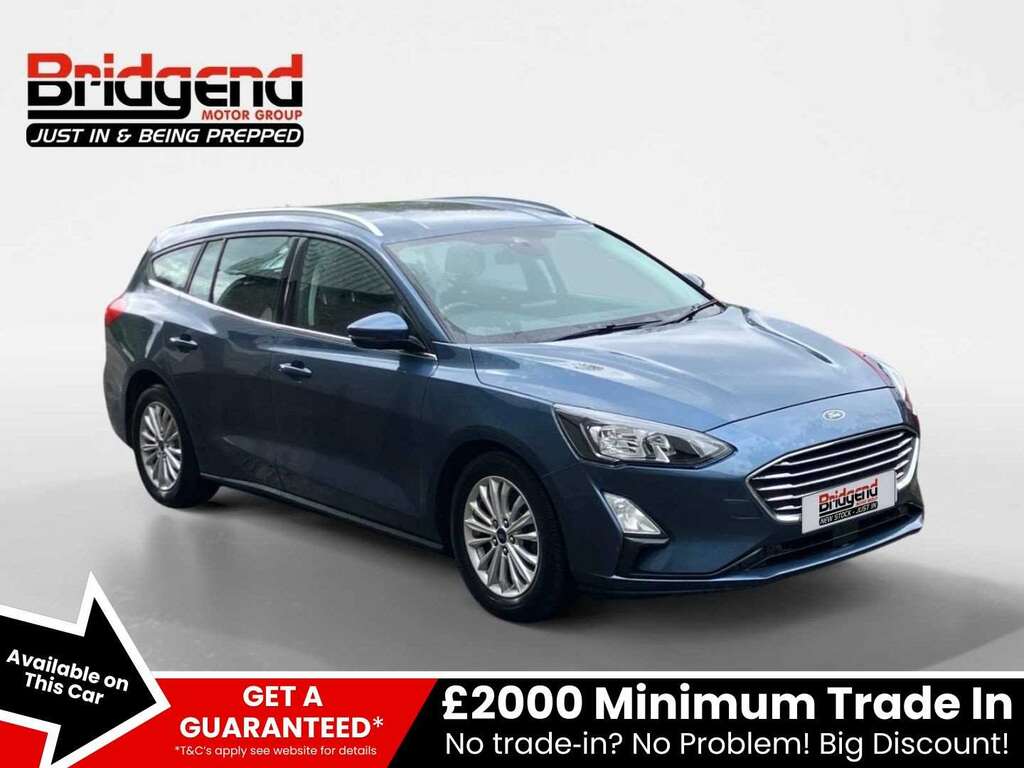 Ford Focus 1.0T Ecoboost Mhev Titanium Edition Estate YY70LHP Blue #2
