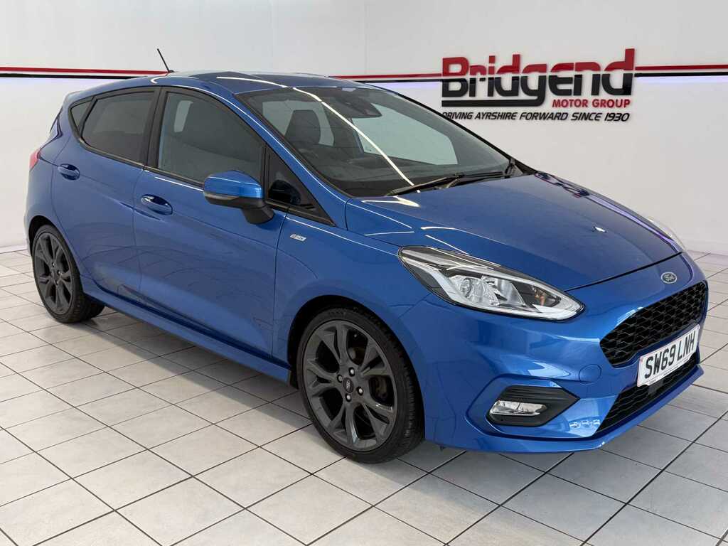 Ford Fiesta 1.0T Ecoboost St-line X Edition Hatchback SW69LNH Blue #2