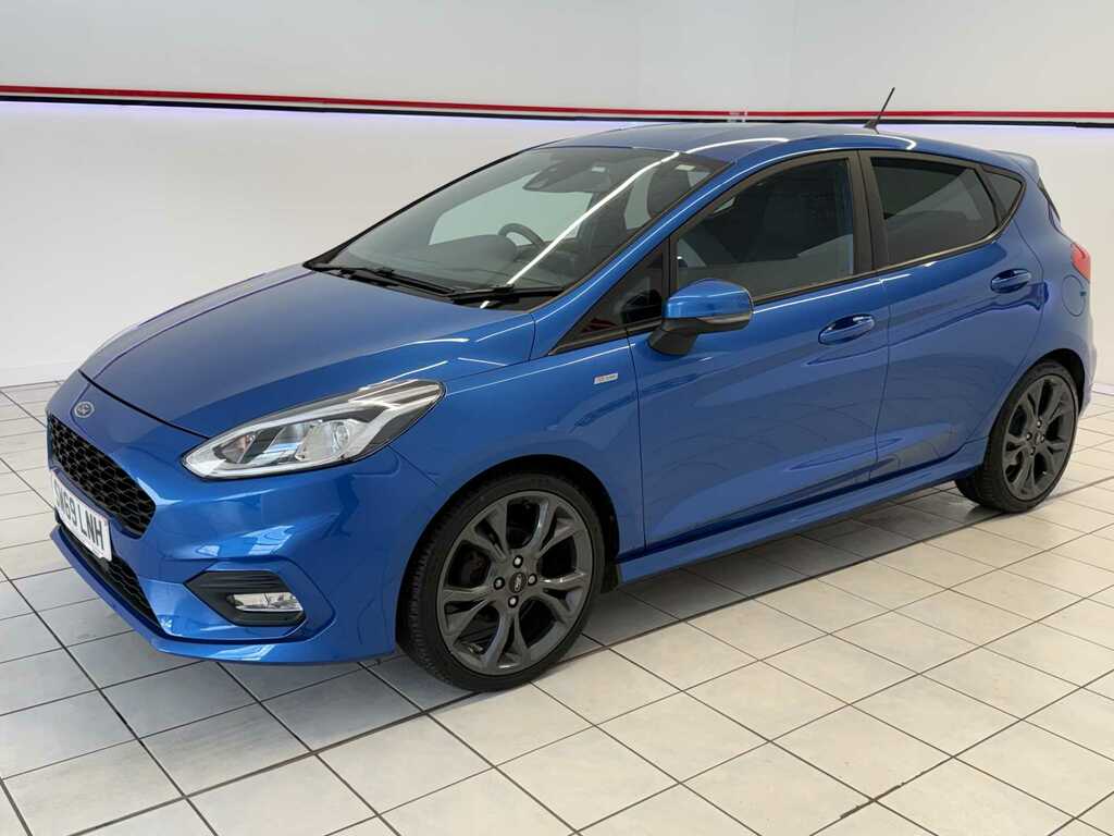 Ford Fiesta 1.0T Ecoboost St-line X Edition Hatchback SW69LNH Blue #3