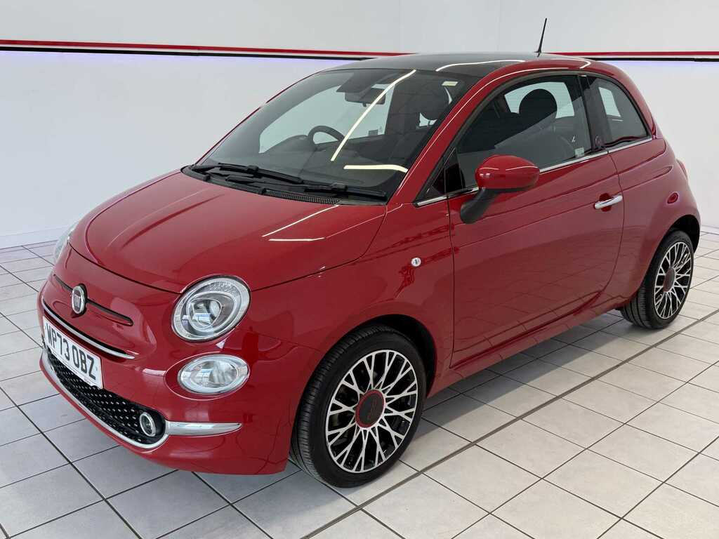 Fiat 500 1.0 Mhev Red Hatchback WP73OBZ Red #3