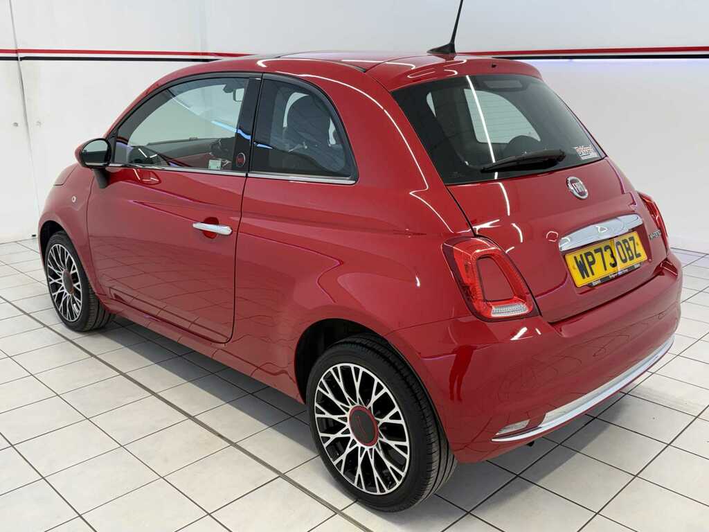 Fiat 500 1.0 Mhev Red Hatchback WP73OBZ Red #4