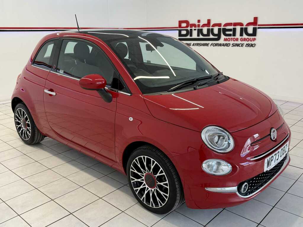 Fiat 500 1.0 Mhev Red Hatchback WP73OBZ Red #2