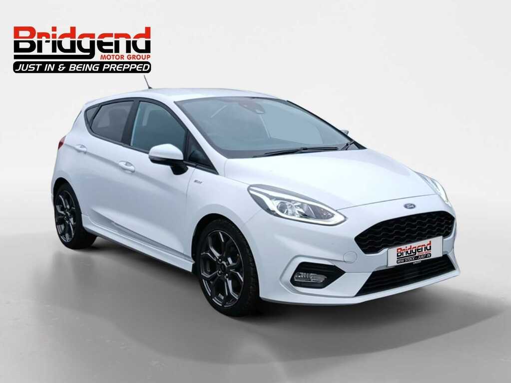 Ford Fiesta 1.0T Ecoboost St-line Edition Hatchback PL21UPP White #2