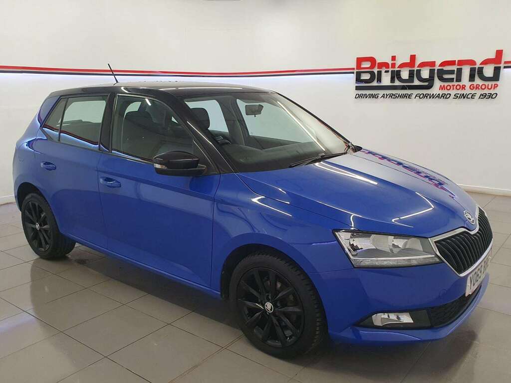 Skoda Fabia 1.0 Colour Edition Hatchback YO69BBE Blue #2