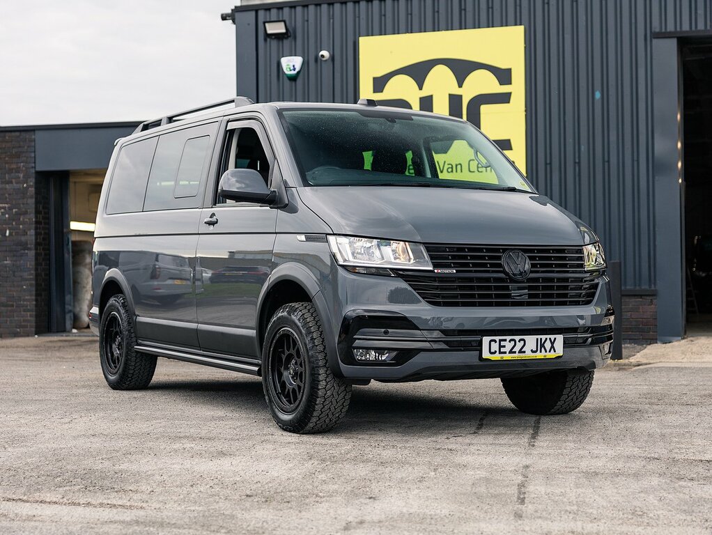 Volkswagen Transporter T6.1 T32 2.0 Tdi 150 Bhp 4Motion L1 Swb Highline 6 CE22JKX Grey #4