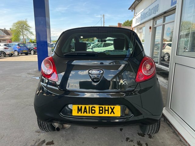 Ford KA Zetec Black Edition Hatchback MA16BHX Black #4